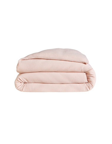 Housse de couette Cosy Rose Thé - Double gaze de coton 50-70% off 