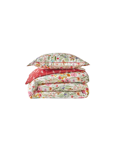 Drap plat Primavera Coquelicot basket pas cher