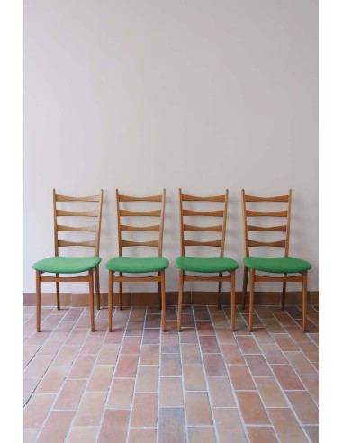 4 chaises scandinaves vertes Jusqu'à 80% De Réduction