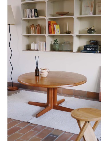 Grande table basse ronde scandinave Amélioration de cerveau avec