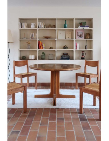 Table ronde scandinave extensible Lübke de France